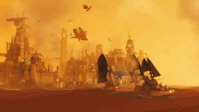 Screenshot from Bulwark: Falconeer Chronicles now being updated to Bulwark: Evolution