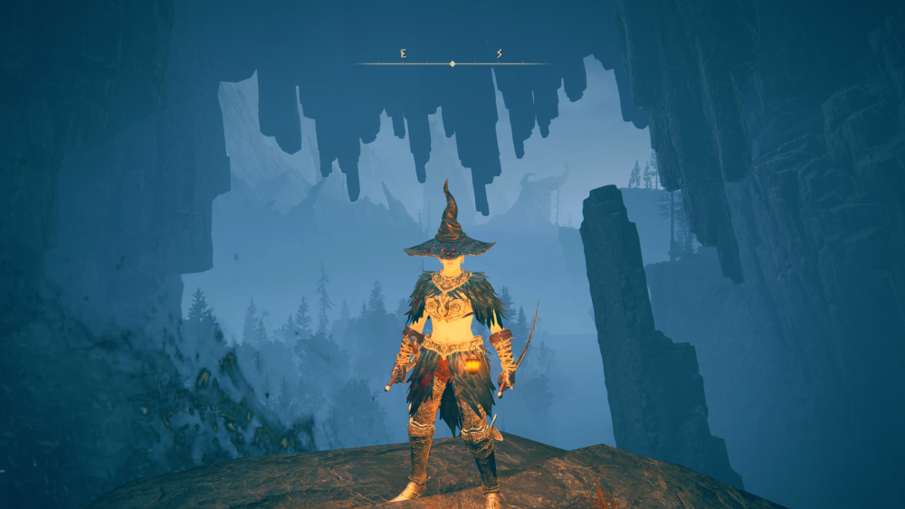 Character wielding the Backhand Blade
