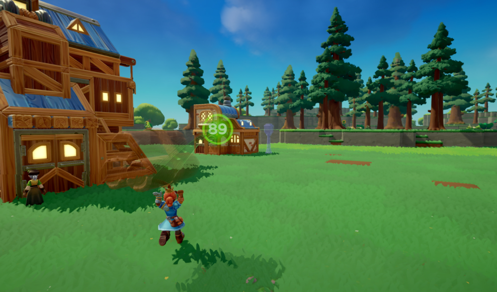 Overthrown gameplay showing the throw mechanic