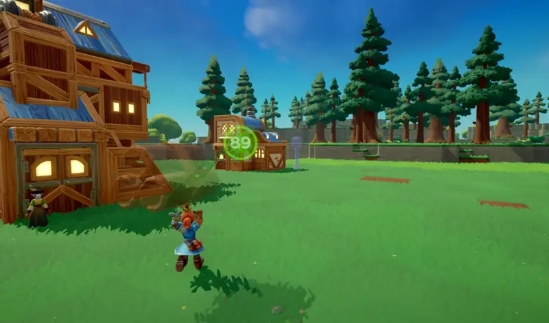 Overthrown gameplay showing the throw mechanic