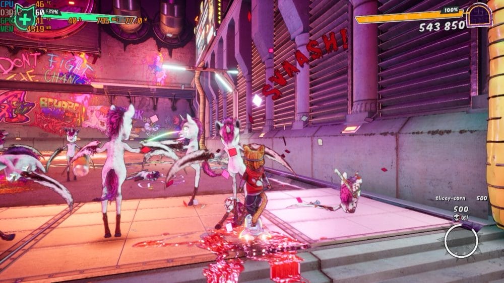 Gameplay Screenshot from Gori Cuddly Carnage