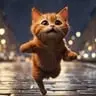 Cat in Rain Cover Art