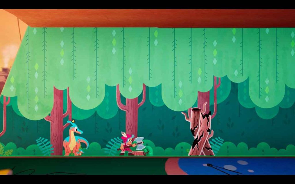 2D plartforming in The Plucky Squire