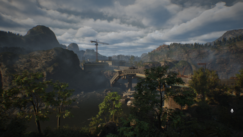 A screenshot of the environment in A Quiet Place The Road Ahead