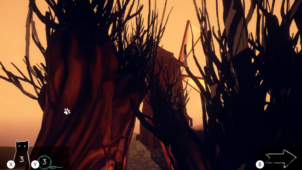 Image showing issue with Hidden Paws Mystery level design and environmental issues.