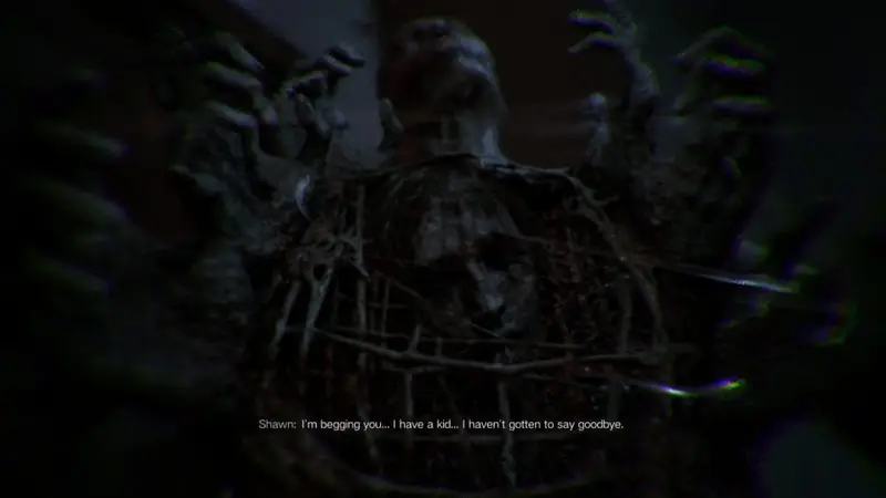 A horrible monster chases you in Karma: The Dark World