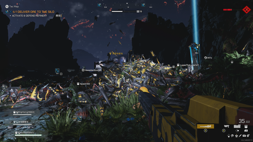 The bugs were pushing us back