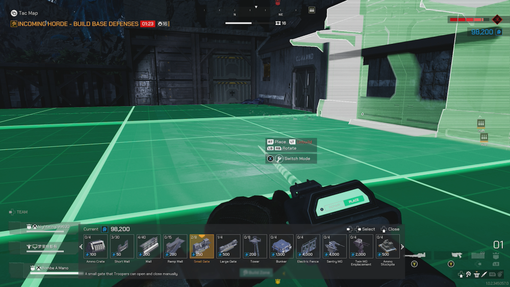 Make this place defendable Roughneck!