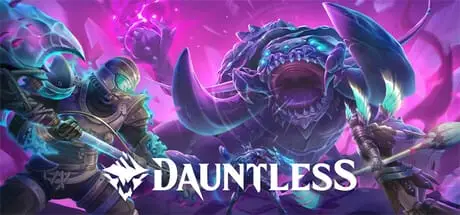 Dauntless Key art showing a huge Dragon with it's mouth wide open.
