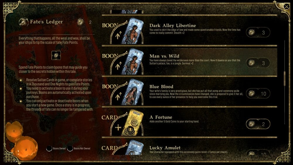 Fate's Ledger for Meta Progression