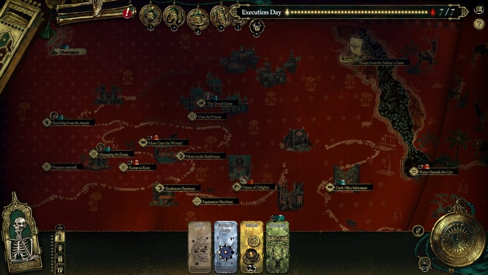 The game board of Sultan's Game