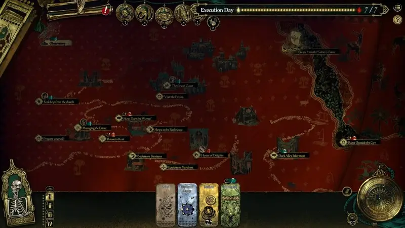 The game board of Sultan's Game