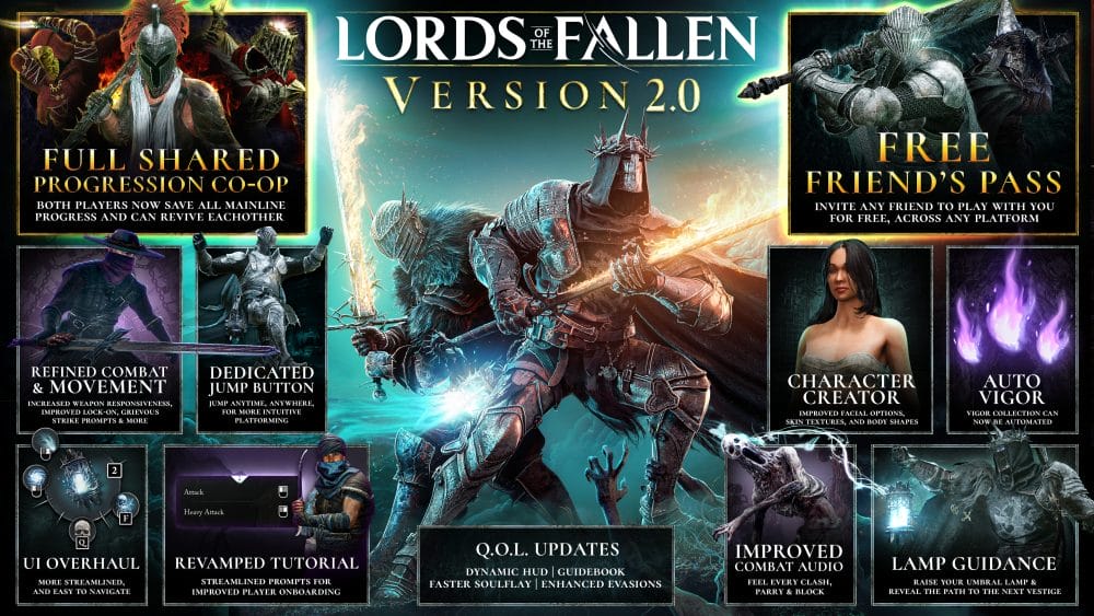Lords of the Fallen Update infographic