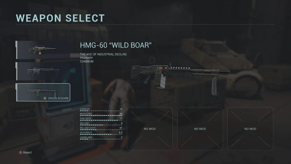 KIBORG weapons