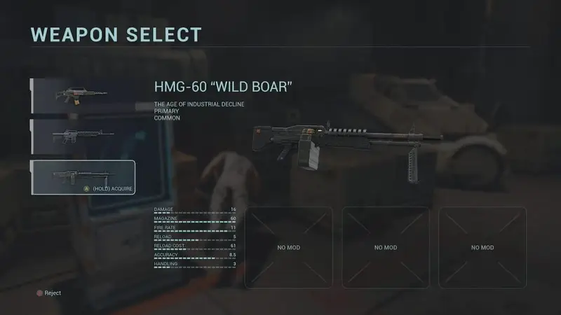 KIBORG weapons