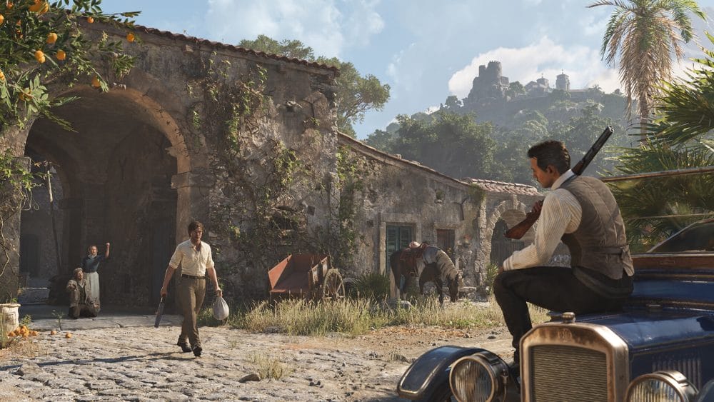 Screenshot from Mafia The Old Country trailer