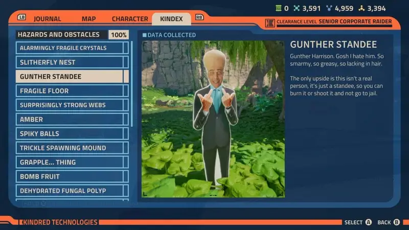 Gunther Standee in Revenge of the Savage Planet