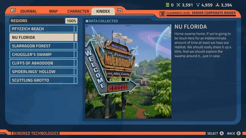 Nu Florida Region in Revenge of the Savage Planet
