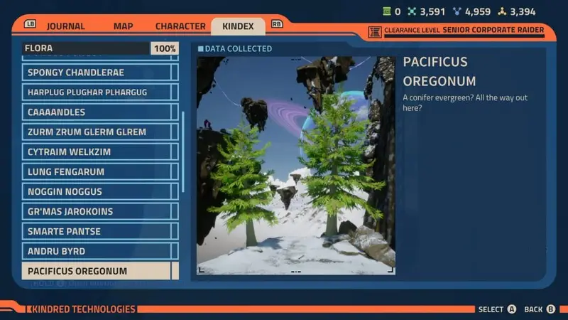 Revenge of the Savage Planet - All Scannables on Zenithian Rift