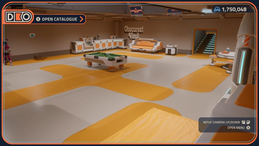 A main floor of the habitat in Revenge of the Savage Planet. Shows the living quarters.