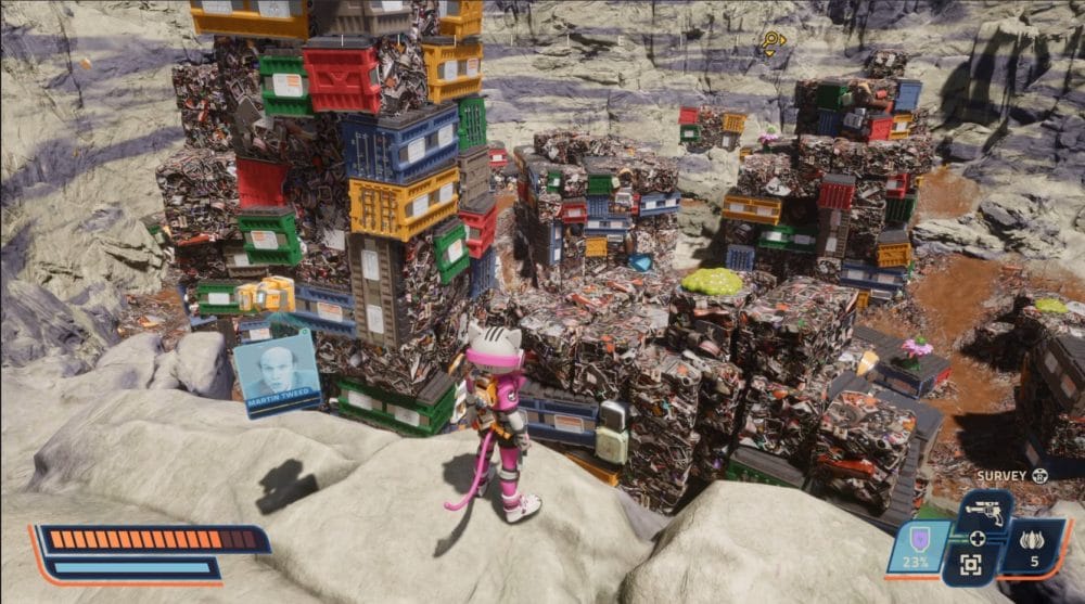 Trash Pile location for Trash is King achievement in Revenge of the Savage Planet