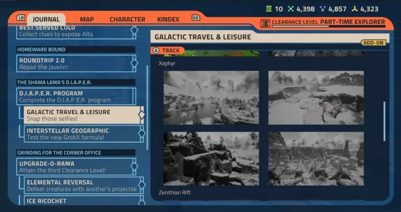 All Selfie location on Xephyr.