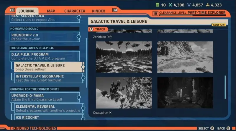 Zenithian Rift All Selfie Locations.