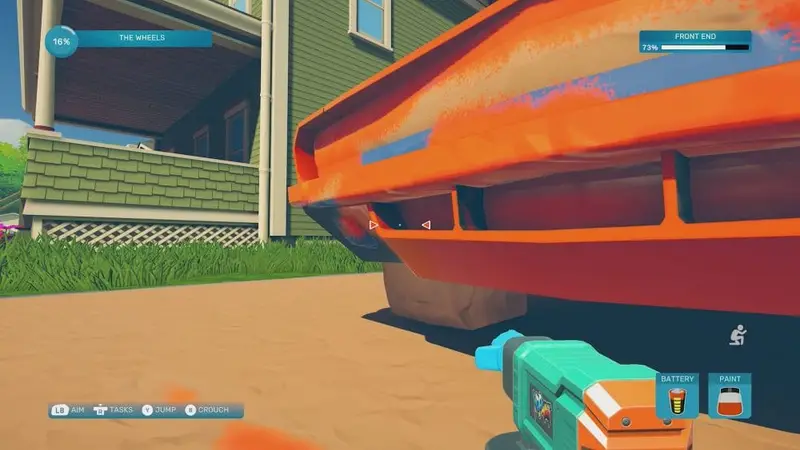 Orange car