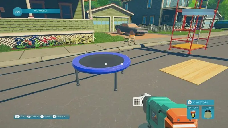 Trampoline for stability