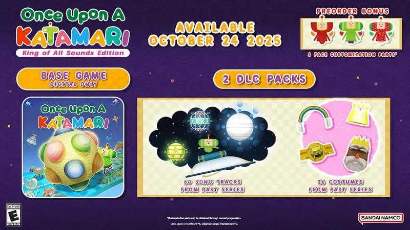 Once Upon A Katamari DLC Packs
