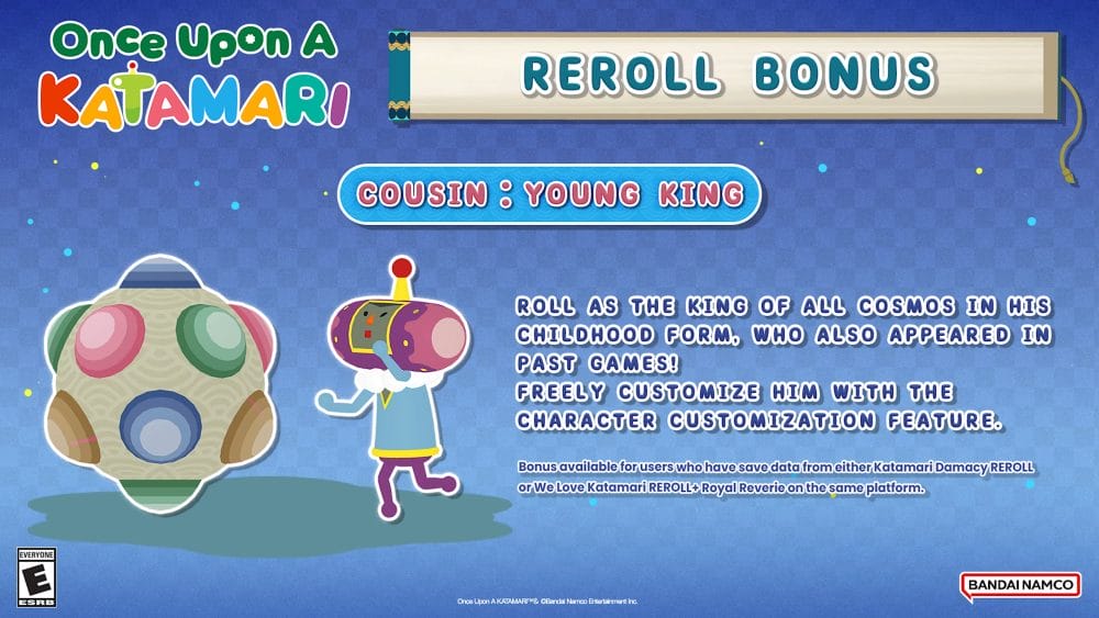 Once Upon A Katamari Reroll Bonus
