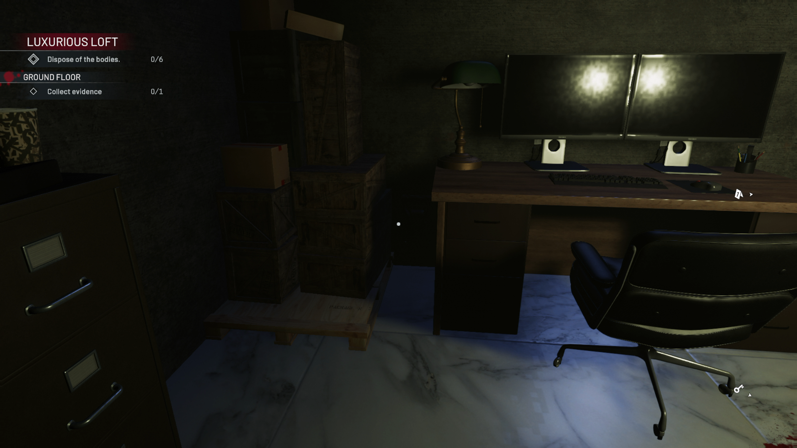 Crime Scene Cleaner - Toxic Love - Secret Button in Office
