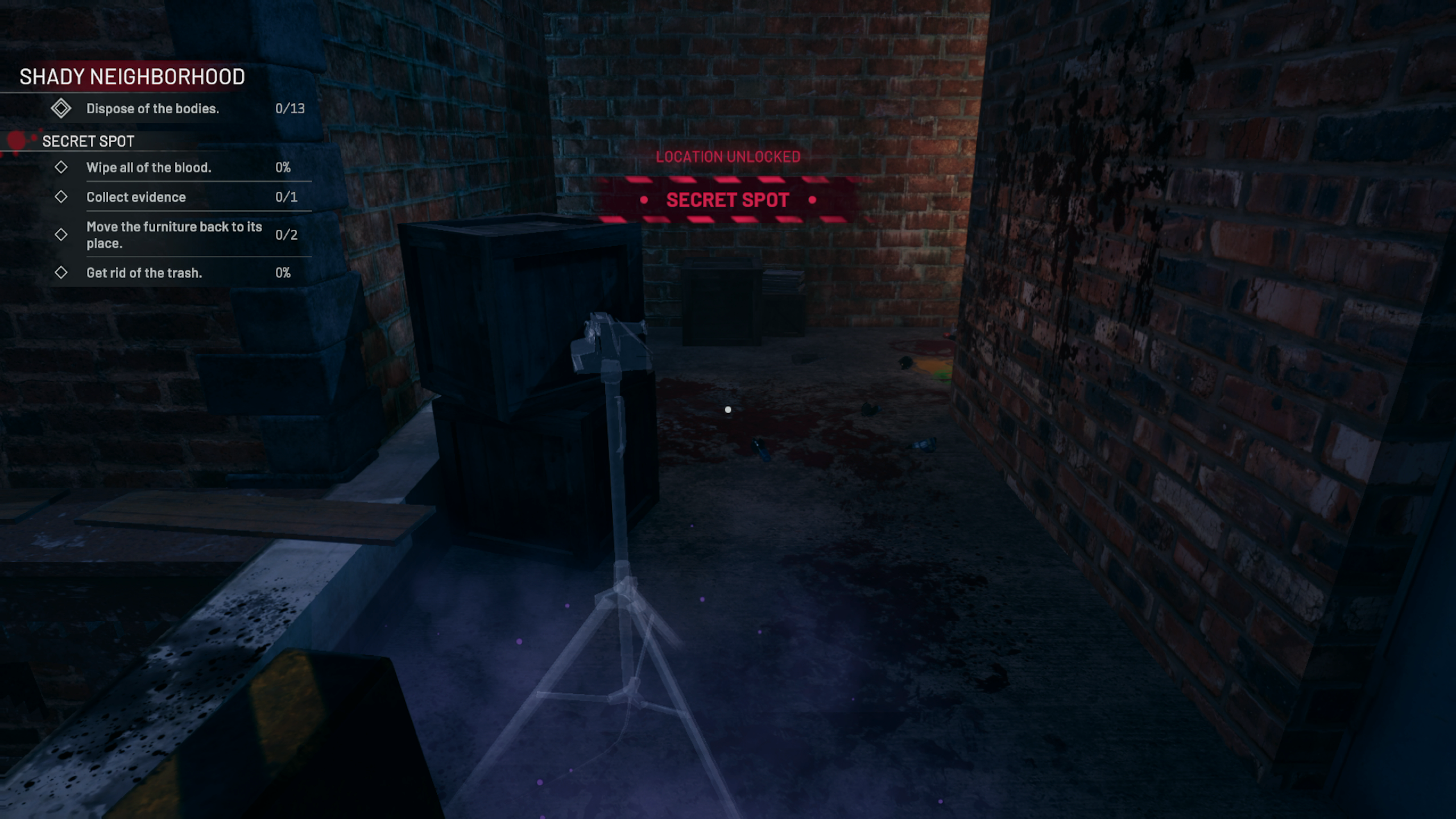 Crime Scene Cleaner Secret Spot