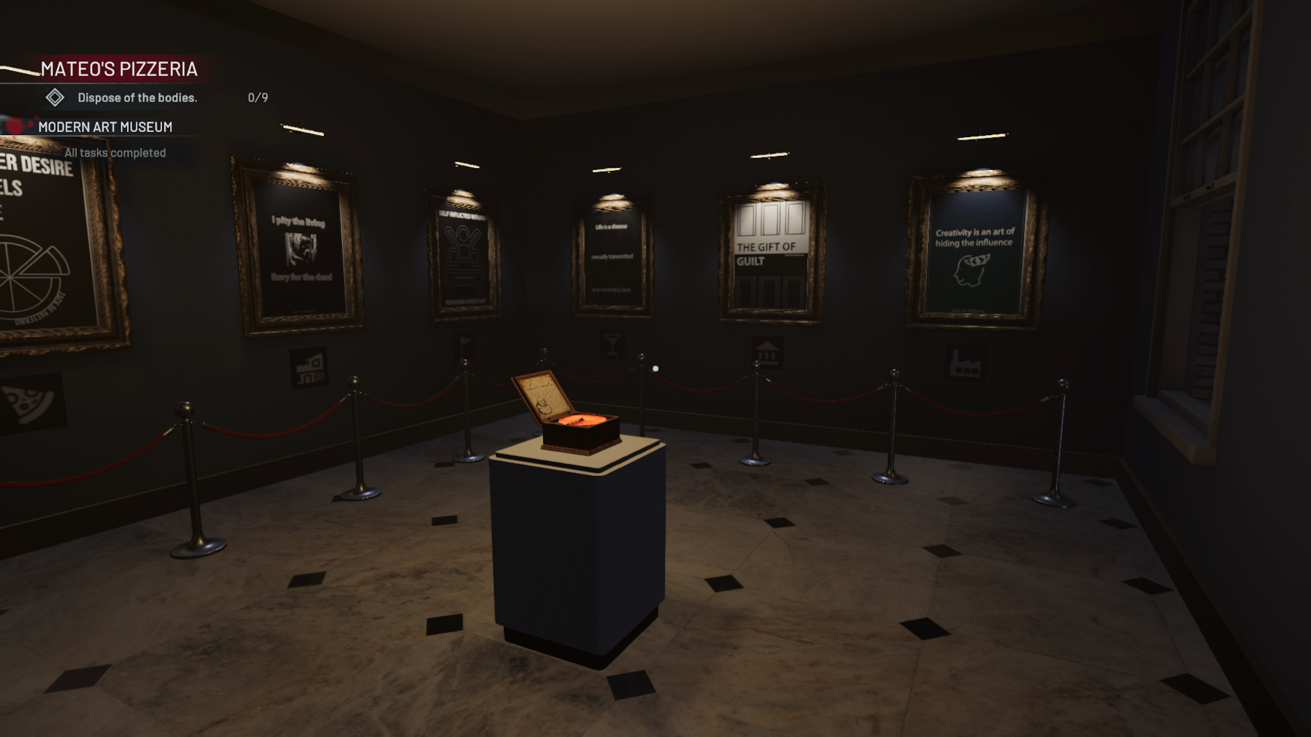Crime Scene Cleaner - Italian Job - Museum Paintings