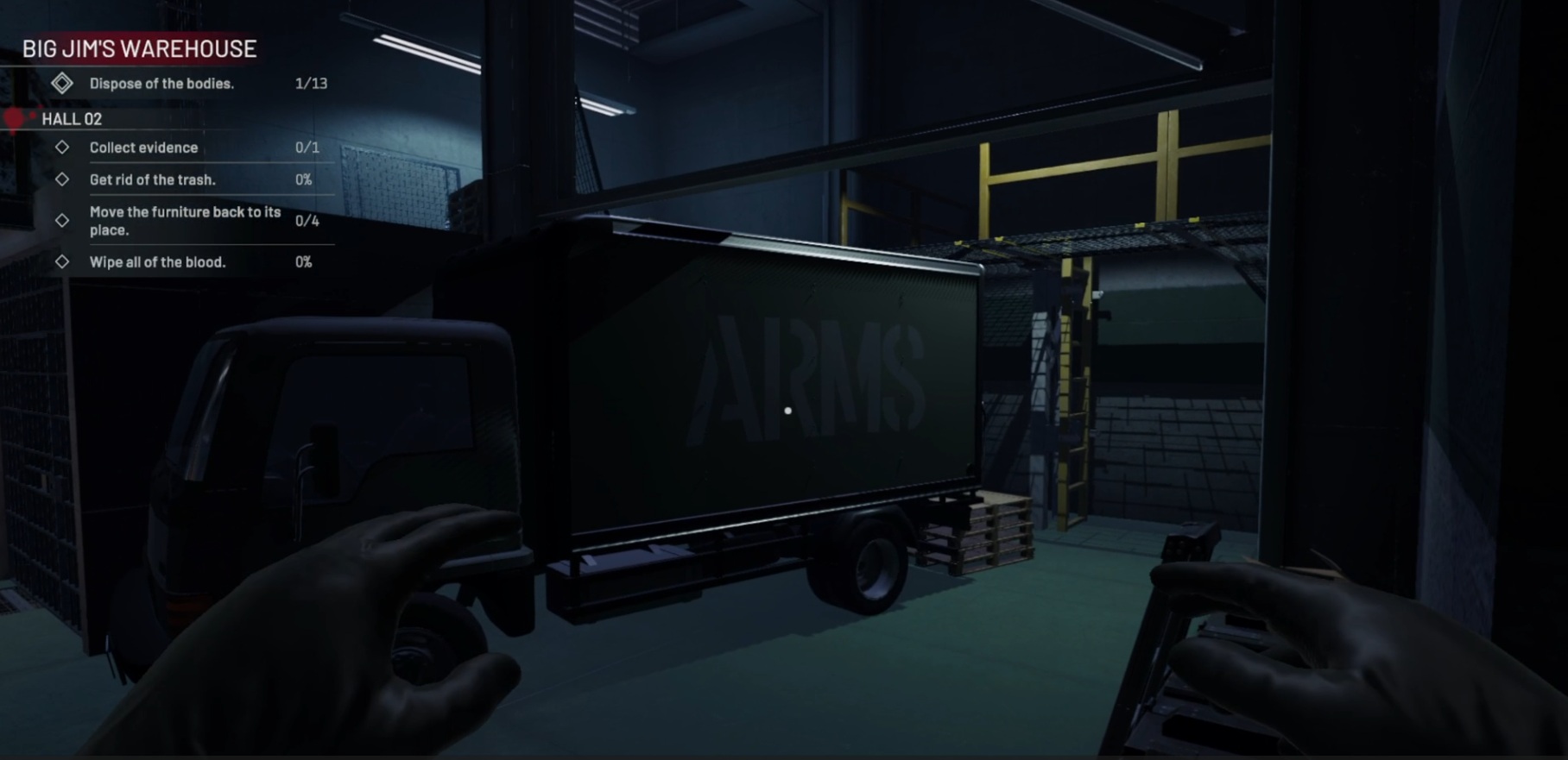 Crime Scene Cleaner - Call in Dead - Truck Ladder