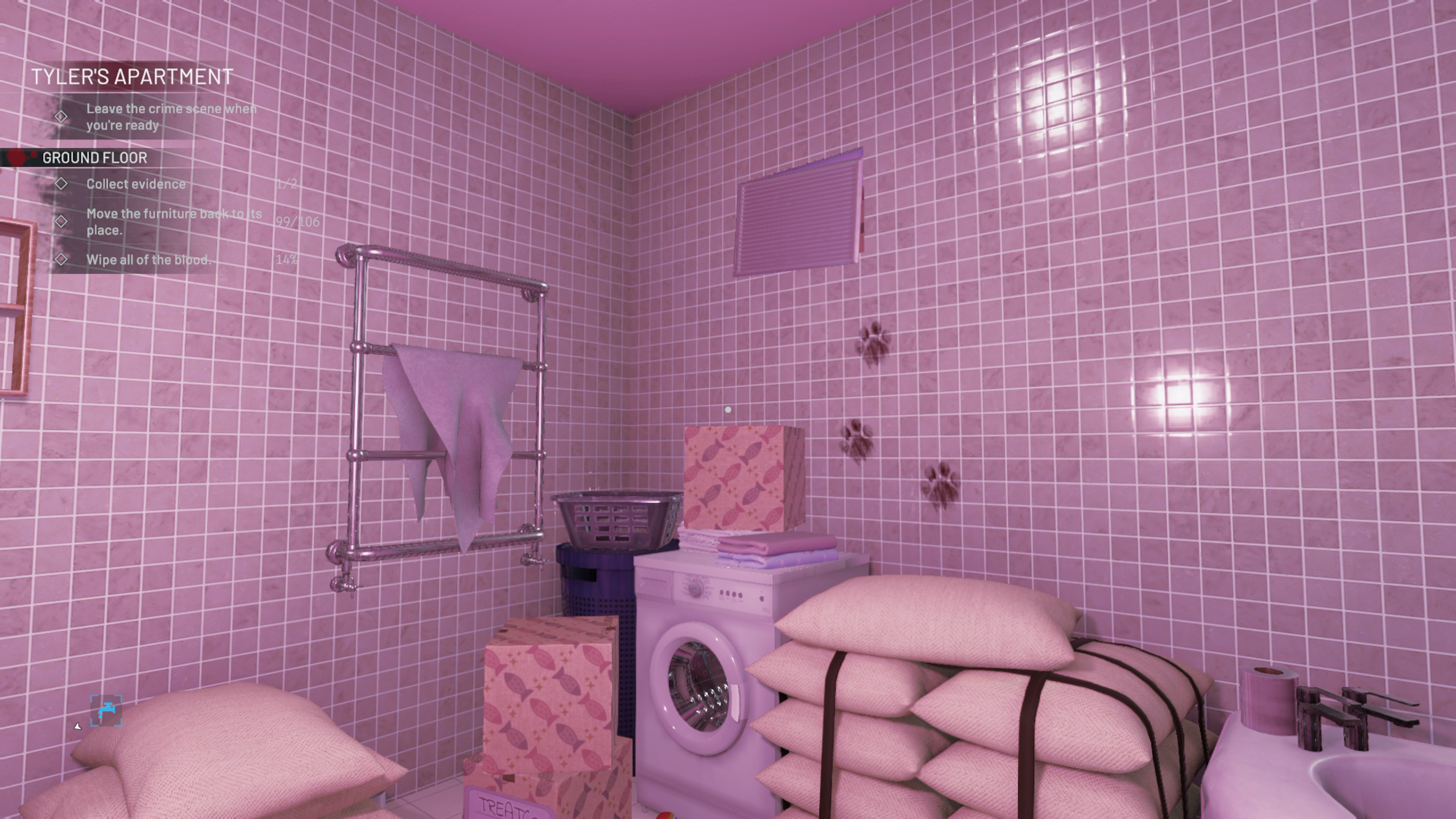 Crime Scene Cleaner - Friendly Fire Mission Bathroom