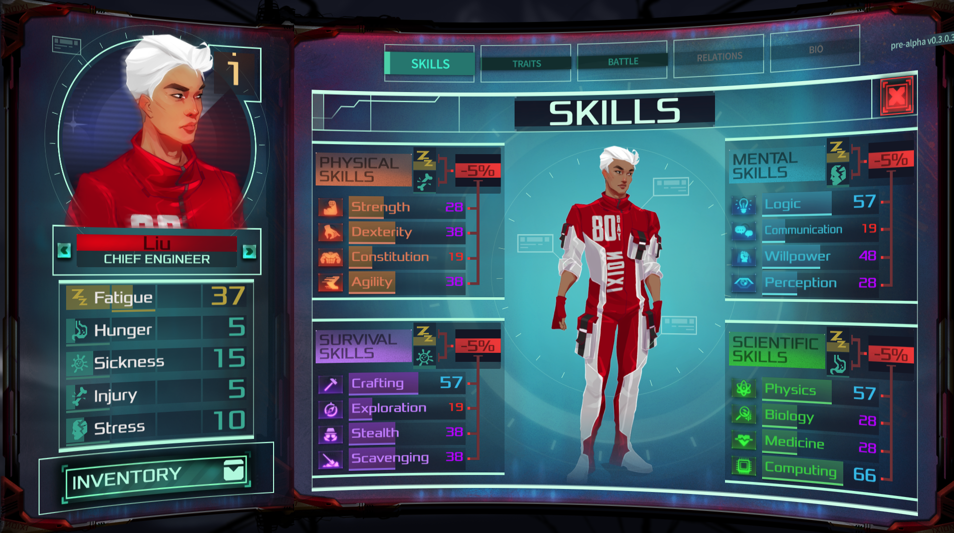 Dead in Antares Skills Tree