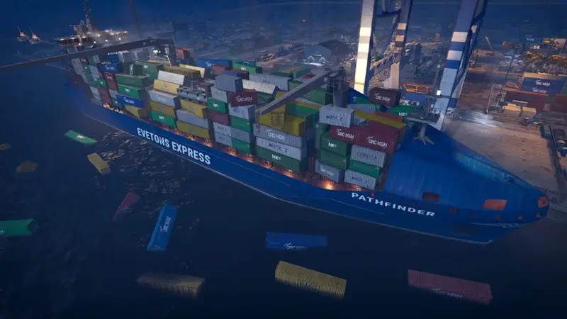 Docked cargo