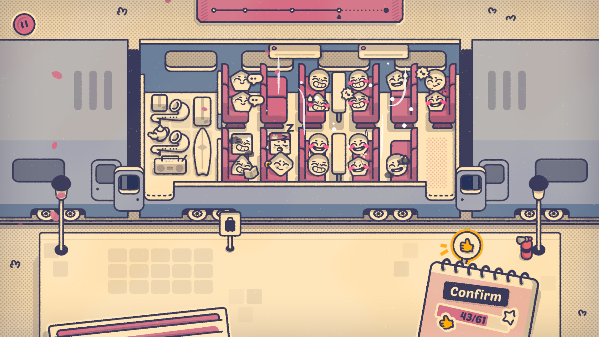 Is This Seat Taken? New York Train