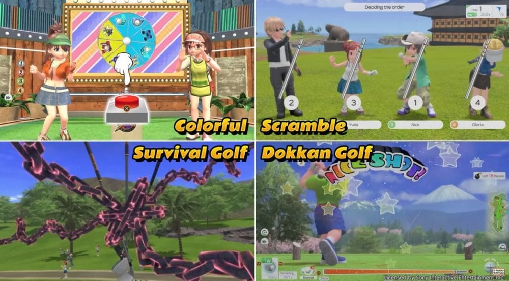 Everybody's Golf Hot Shots modes