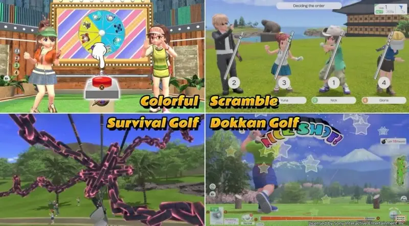 Everybody's Golf Hot Shots modes