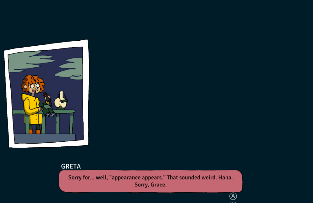 Greta Sees Ghosts!
