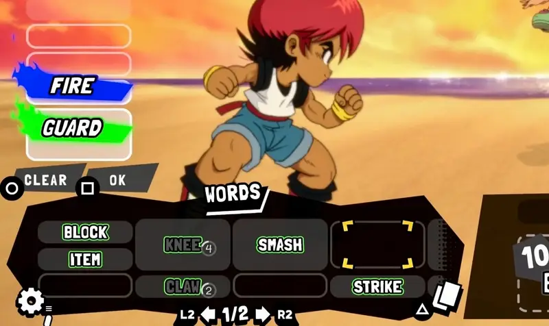 Wander Stars Guard, Block, Words