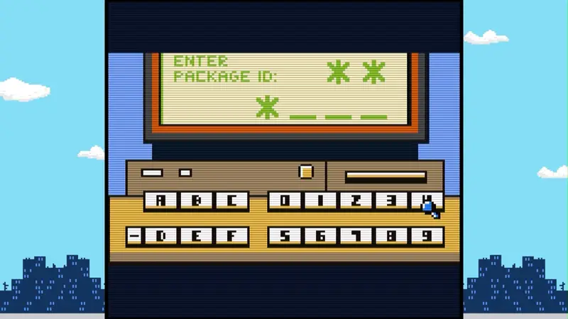 Inspector Waffles Early Days Mad Catter's puzzles. Computer interface