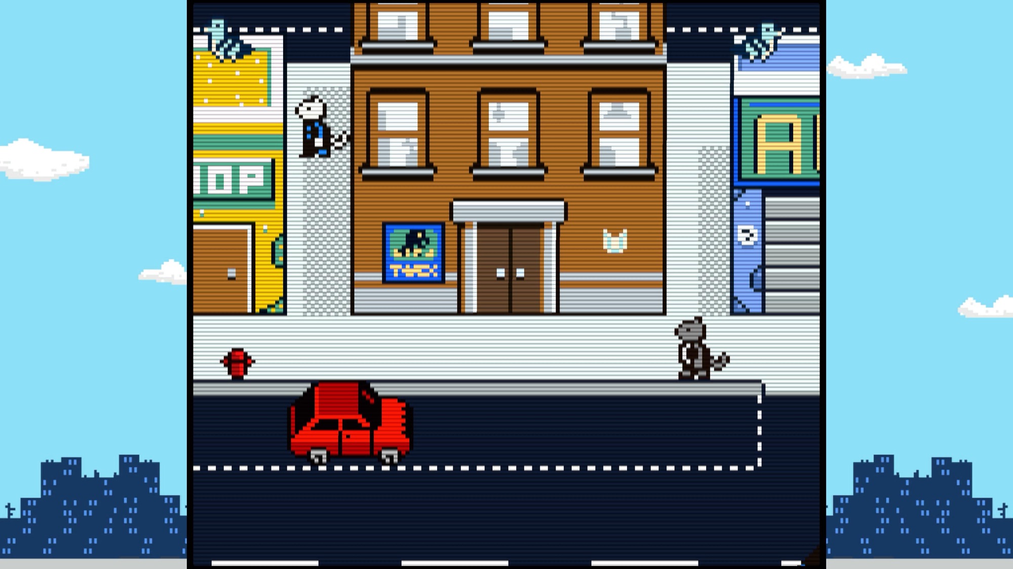 The location of the secret entrance for Case 1. Inspector Waffles Early Days Mad Catter's puzzles Case 1
