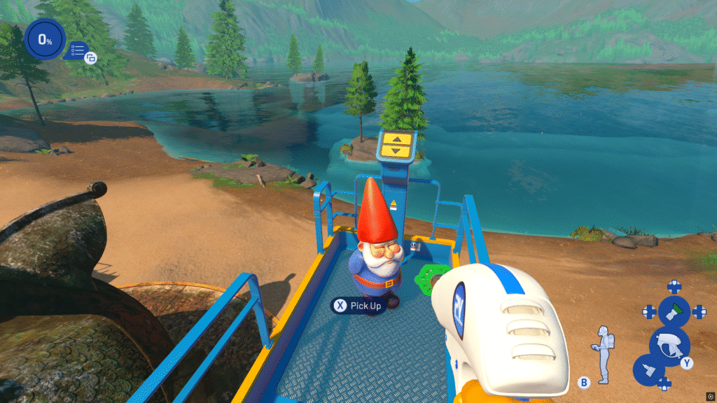 Powerwash simulator 2 gnome with  a view