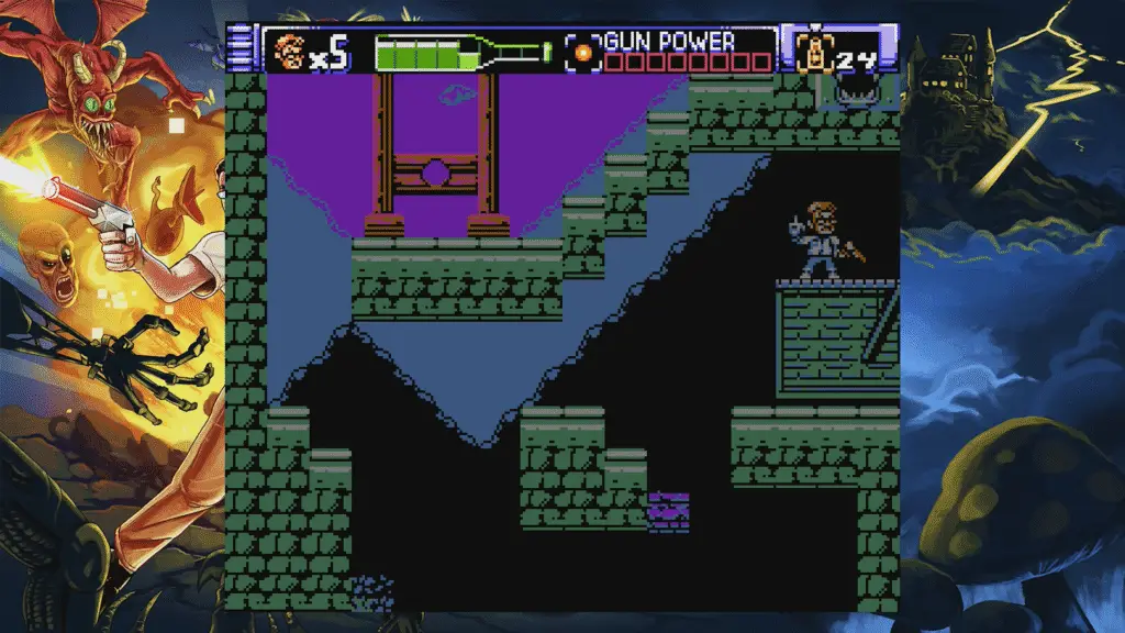 AVGN 8-bit middle finger