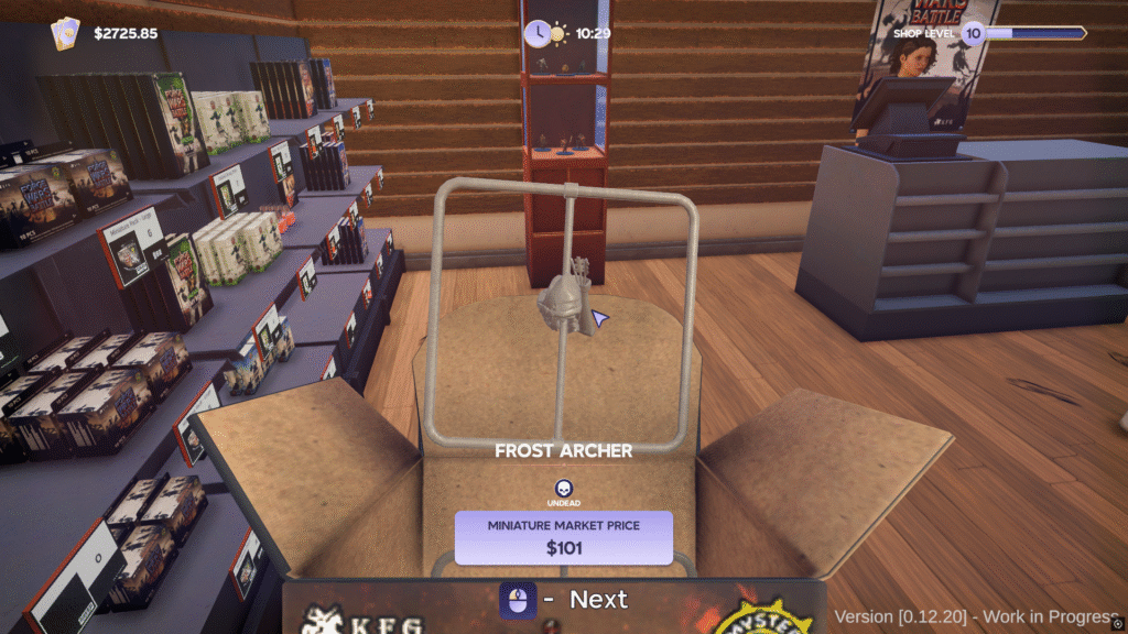 Tabletop Game Shop Simulator open