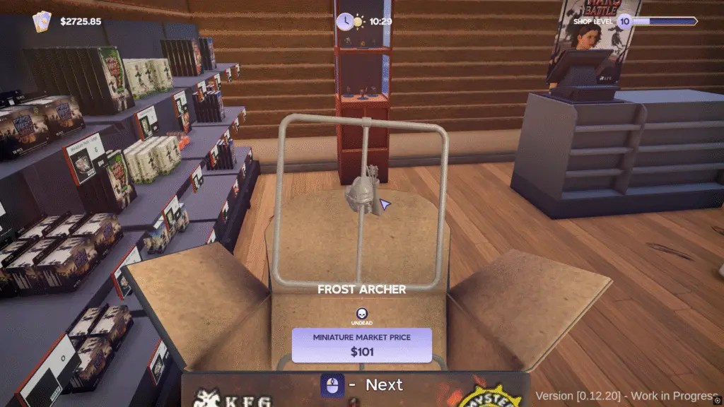 Tabletop Game Shop Simulator open