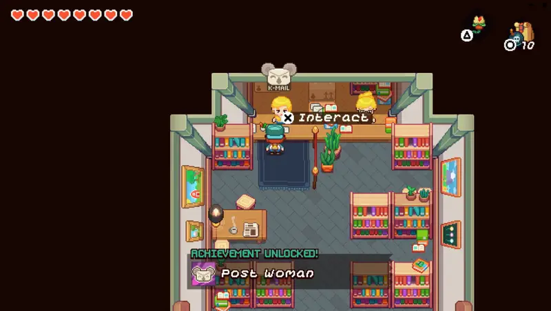 Under The Island Post Woman Trophy Guide